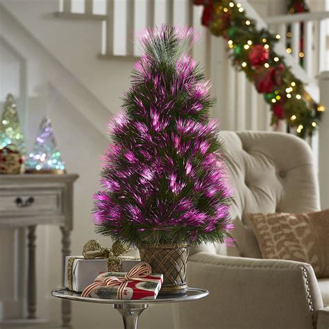 The Tabletop Northern Lights Tree - Hammacher Schlemmer