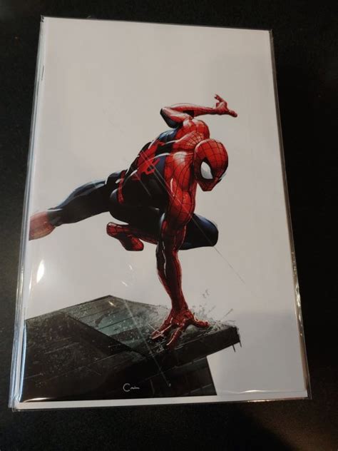 Amazing Spider Man 1 Clayton Crain White Virin Variant Comicxposure