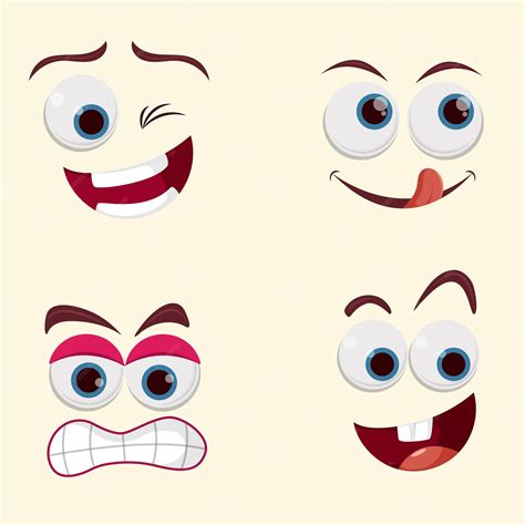 Premium Vector | Cartoon expressions 2