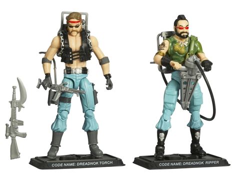 Gi Joe 25th Anniv 2 Pack Dreadnoks Torch And Ripper