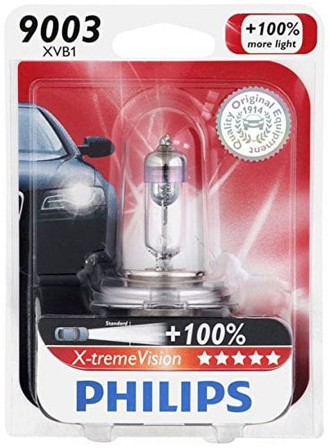 Philips Auto Lighting 9003xvb1 9003 Xtremevision 1card