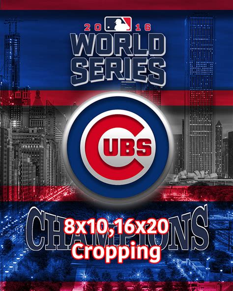 Chicago Cubs World Series Poster, Cubs World Series Artwork Cubs Gift ...