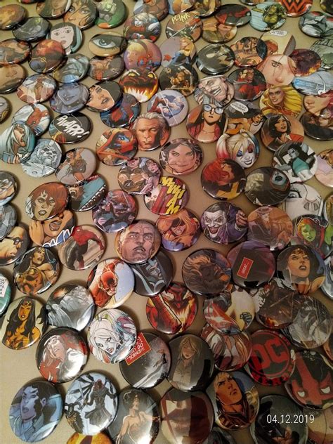 Superherocomic Buttons Marvel Dc Custom Pinback Unique Etsy