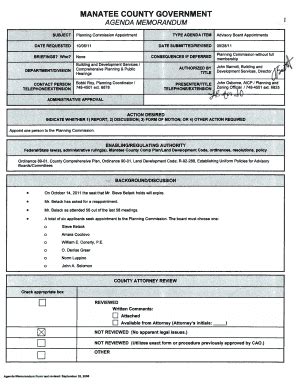 Fillable Online Planning Commission Appointment Fax Email Print Pdffiller