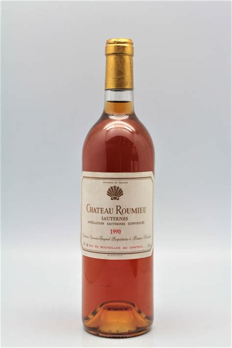 Roumieu 1990 VINS MILLESIMES