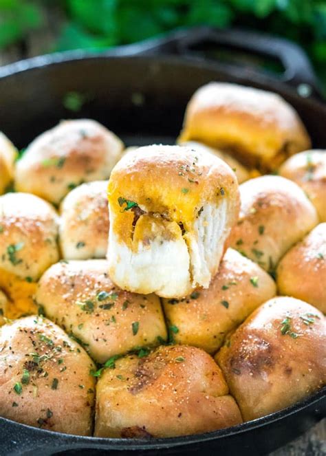 Cheddar Beef Skillet Pull Apart Bread Jo Cooks