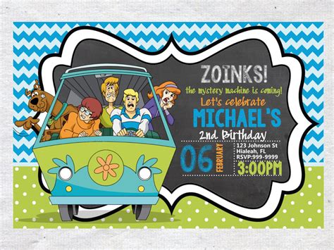 25 Best Ideas Scooby Doo Birthday Invitations – Home, Family, Style and ...