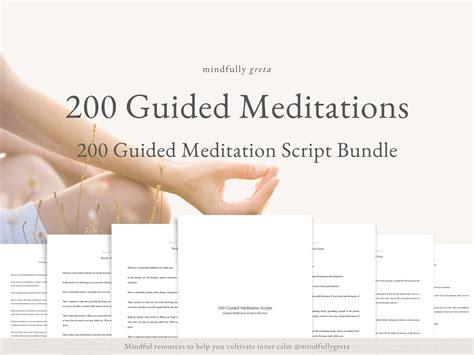 200 Guided Meditation Script Bundle Guided Meditation Script - Etsy