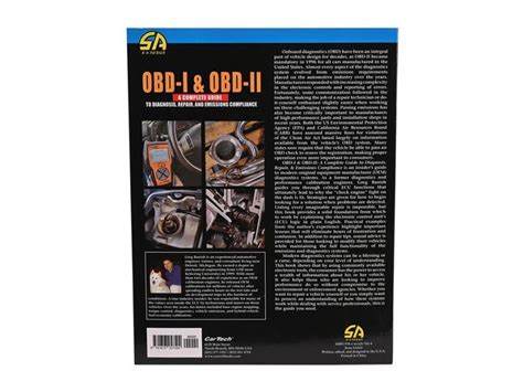 OBD I OBD II A Complete Guide To Diagnosis Book Corvette Depot