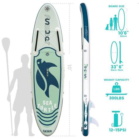 Funwater Stand Up Paddle Gonflable De Randonn E X X Cm