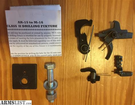 Armslist For Sale M16 Full Auto Fcg With Drilling Jig