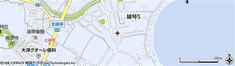 滋賀県大津市雄琴5丁目12 23の地図 住所一覧検索｜地図マピオン