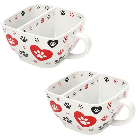 Divided Soup Mugs Set Of 2 Temp Tations Llc