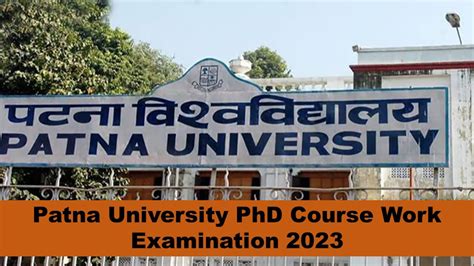 Phd Course 2023 Patna University Released The Schedule For Phd Course