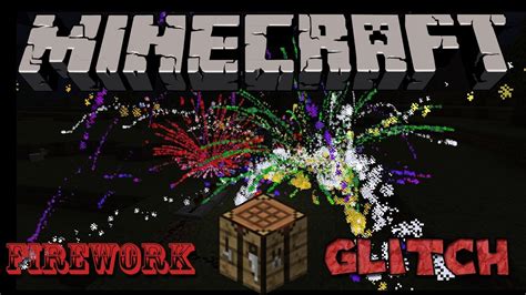 Firework Star Crafting Glitch Duplicating Glitch Minecraft SnapShot