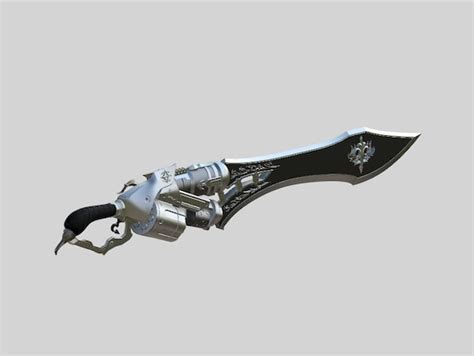 Crownsblade Gunblade Ffxiv 3d Printed Kit Etsy Canada