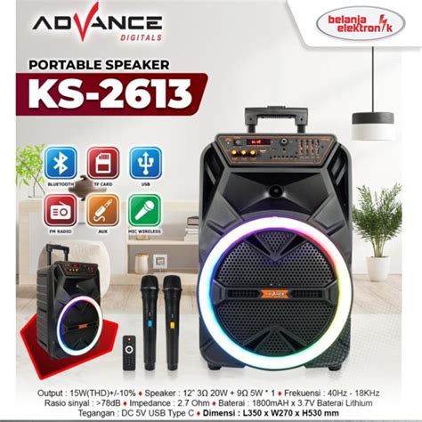 Jual Advance Ks Ks Speaker Meeting Portable Speaker Ampli