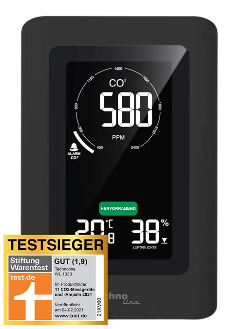 Messgerät CO2 Luftgütemonitor technoline WL 1030 Gimmi Papier AG