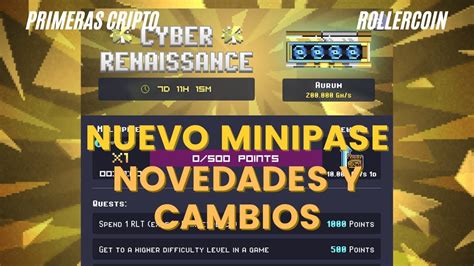 Novedades Cyber Renaissance Nuevo Evento de Progresión de