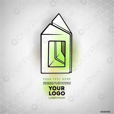 Vector geometrische figuur prisma logo ontwerp - stock vector 2384398 ...