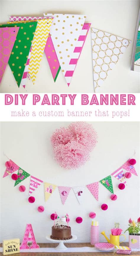 DIY Party Banner - girl. Inspired.