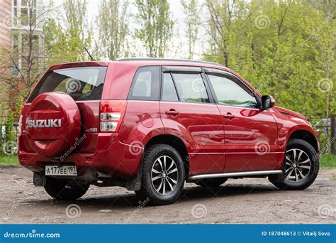 Novosibirsk Russia May Red Suzuki Grand Vitara Editorial