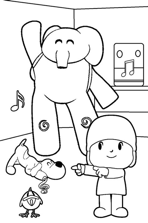 Pocoyo Páginas Para Colorear Best Coloring Pages For Kids