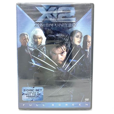 X2 X Men United Dvd 2003 2 Disc Set Full Screen Xmen Sequel Movie