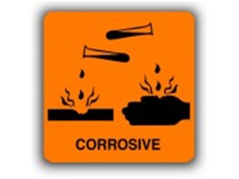 Warning Labels - Corrosive Warning Symbol|Labelservice.co.uk