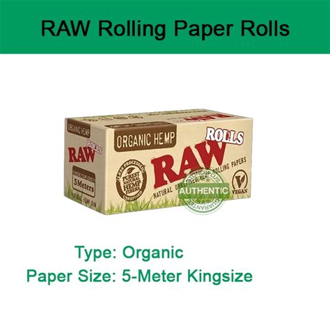 Raw Rolling Paper Rolls All Sizes Types Stonerplus Selangor Malaysia