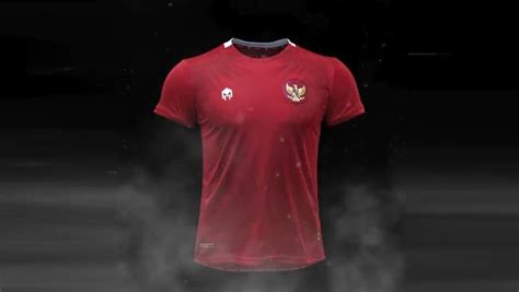 Jersey Terbaru Timnas Indonesia Resmi Diperkenalkan Ini Penampakannya