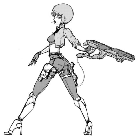 Sci Fy Gunslinger Girl By Ahagedorn On Deviantart