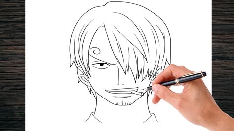 How To Draw Sanji Step By Step ONE PIECE YouTube