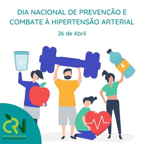 26 De Abril Dia Nacional De Prevenção E Combate à Hipertensão Arterial Crn 01