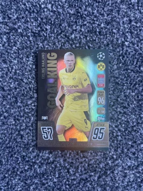 MATCH ATTAX 2021 22 ERLING Haaland Goal King Very Rare Exclusive