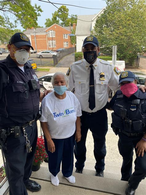 Newark Police Captain Douglas And Th Precinct Community Service