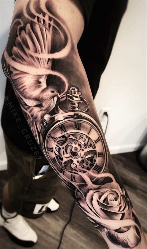 Tatuagens Masculinas No Bra O Fotos E Tatuagens Clock