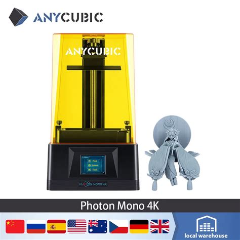 Anycubic Photon Mono 4k 3d Printer 623 Monochrome Sla Lcd Uv Resin