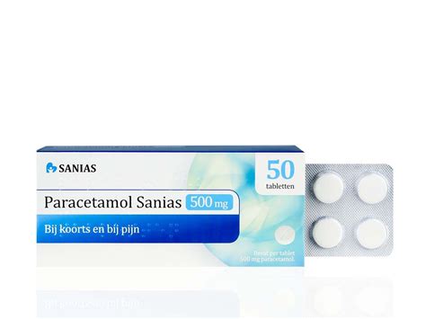 Paracetamol Sanias Tablet Mg St Efarma Apotheek En Drogist