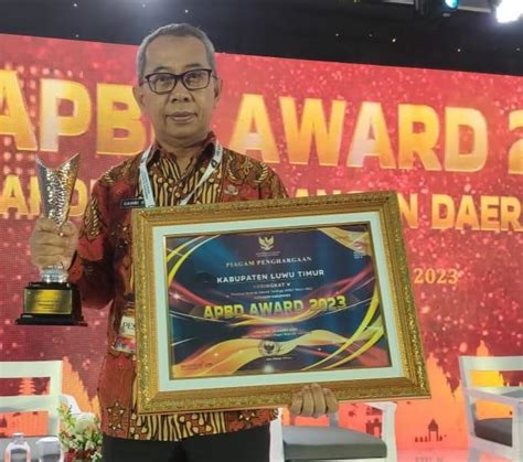 Luwu Timur Terima Penghargaan APBD Award 2023 Saokareba Id