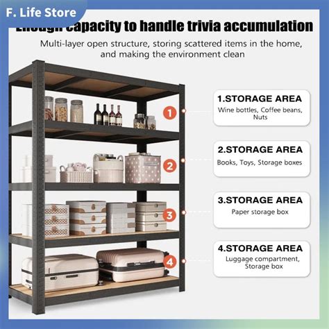 3 Layers 4 Layers 5 Layers Angle Steel Rack Boltless Storage Shelves