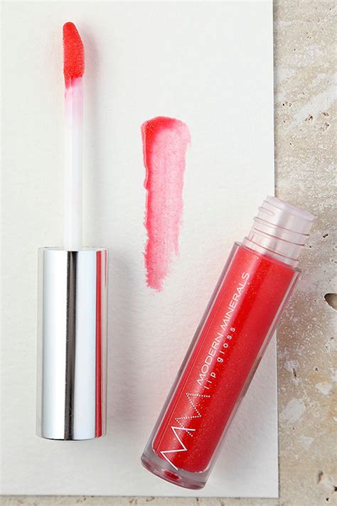 Modern Coral Glow Coral Lip Gloss Invigorating Lip Gloss 2400