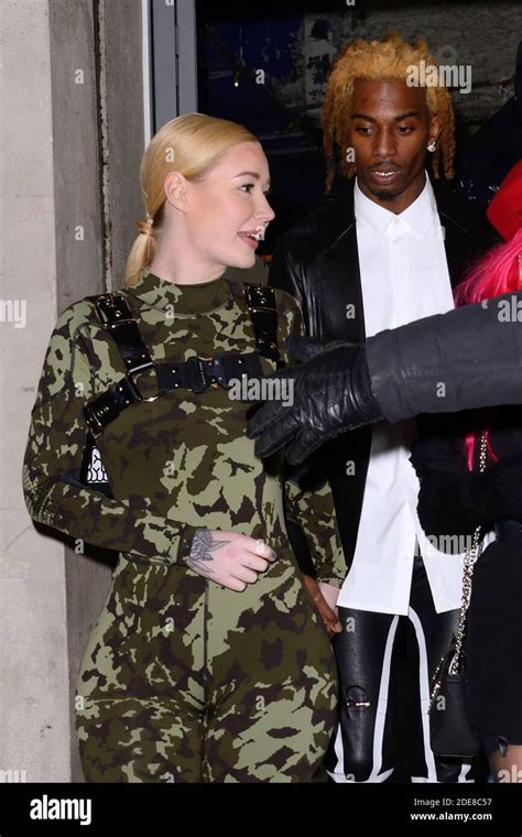 Iggy Azalea and her boyfriend Playboi Carti attending the 1017 ALYX 9SM