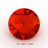 Art Masters Gems Calibrated Ct Round Padparadscha Sapphire Created