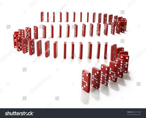 Dominos Lined Up Stock Photo 25275865 Shutterstock