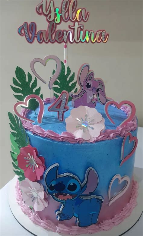 Topo De Bolo Lilo E Stitch Elo Produtos Especiais