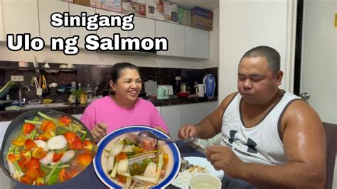 Sinigang Na Ulo Ng Salmon Tagaktak Ang Pawis Ni Bossing Youtube