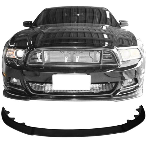 Ford Mustang Gt Style Front Bumper Lip Spoiler Unpainted