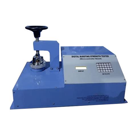 Digital Bursting Strength Tester At Best Price In Dholpur Kanjoliya