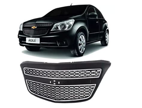 Grade Dianteira Chevrolet Agile Montana 2010 2011 2012 2013 2014 Preta